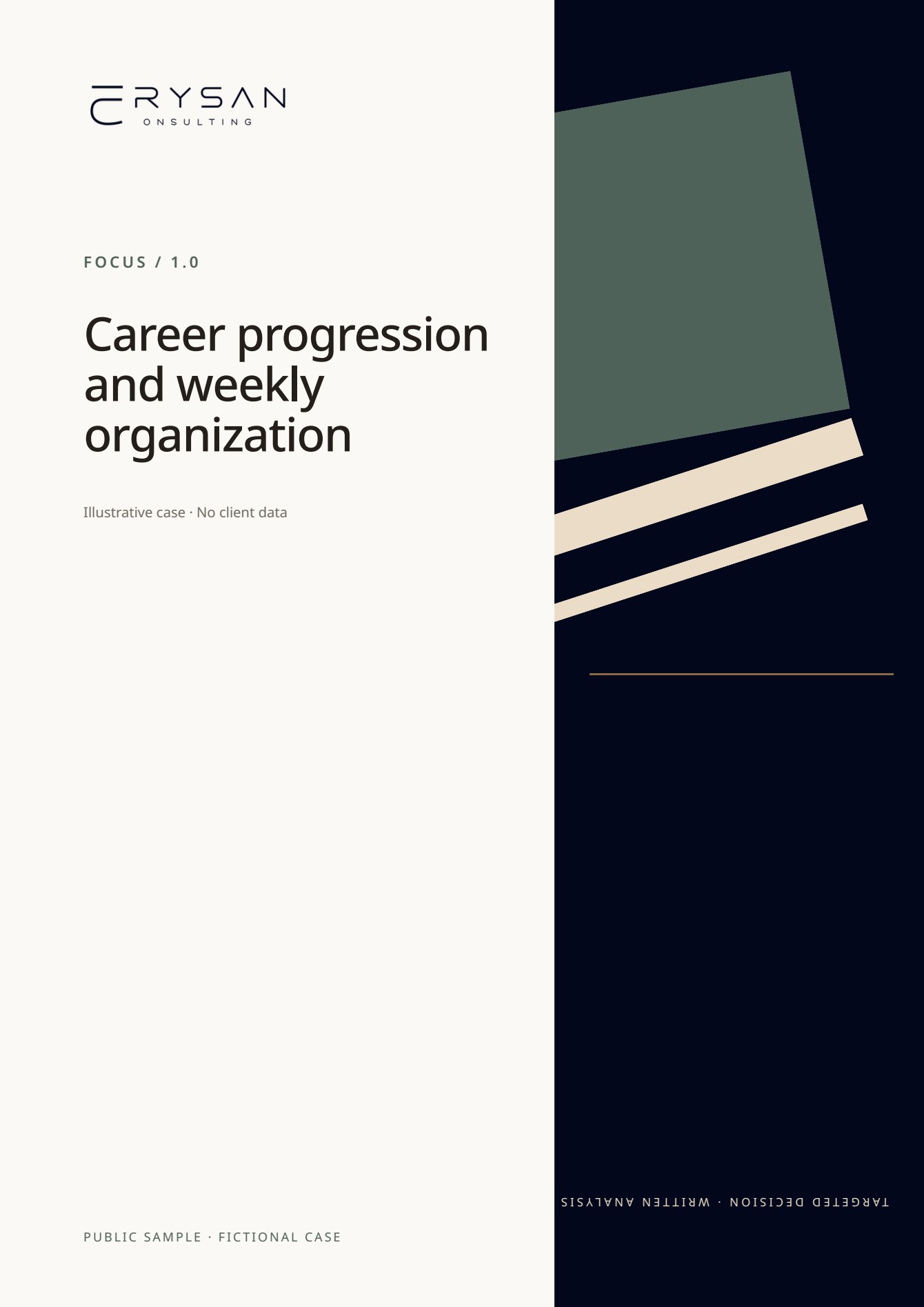 Cover page of the public fictional Focus sample.